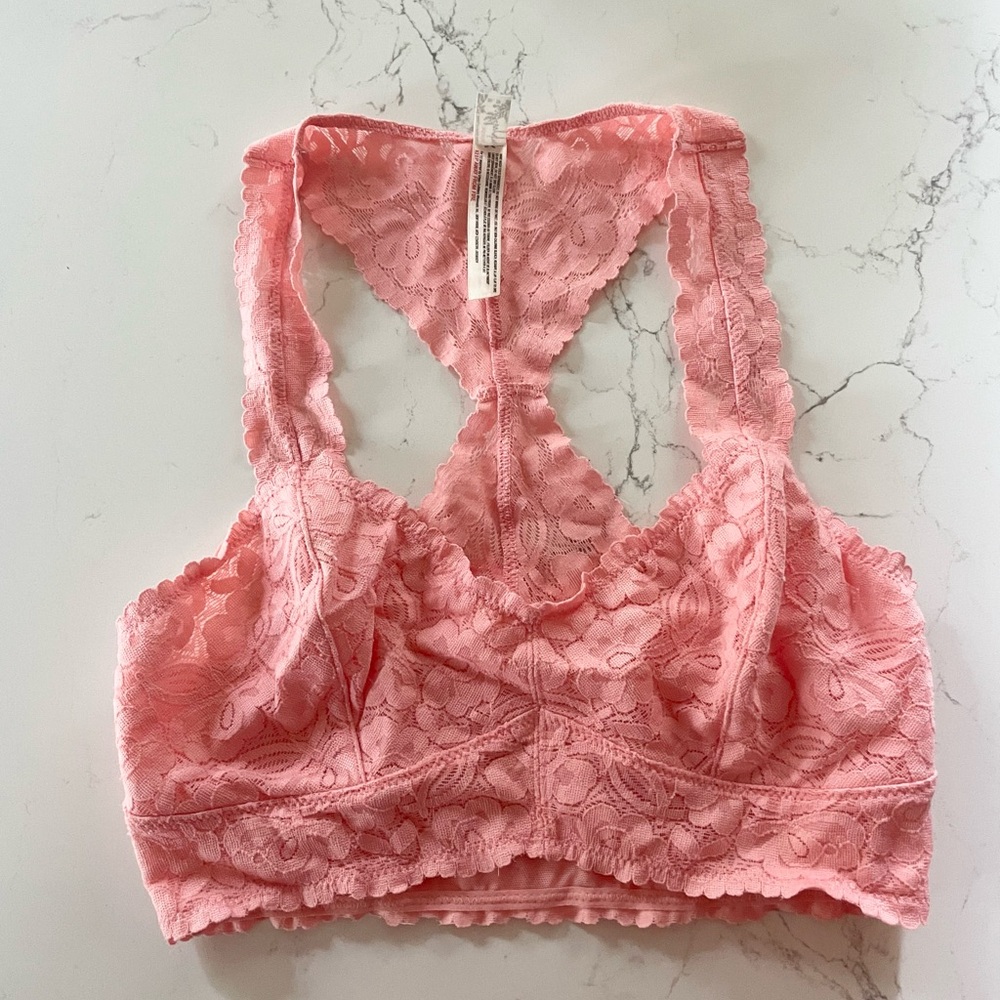 Free People essentials lace sweetheart bralette XS